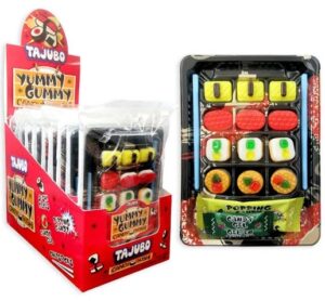 Tajubo Yummy Candy Gummy Sushi Tray 1.62oz 10ct